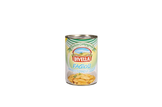 Fazuľa biela sterilizovaná Divella 400 g
