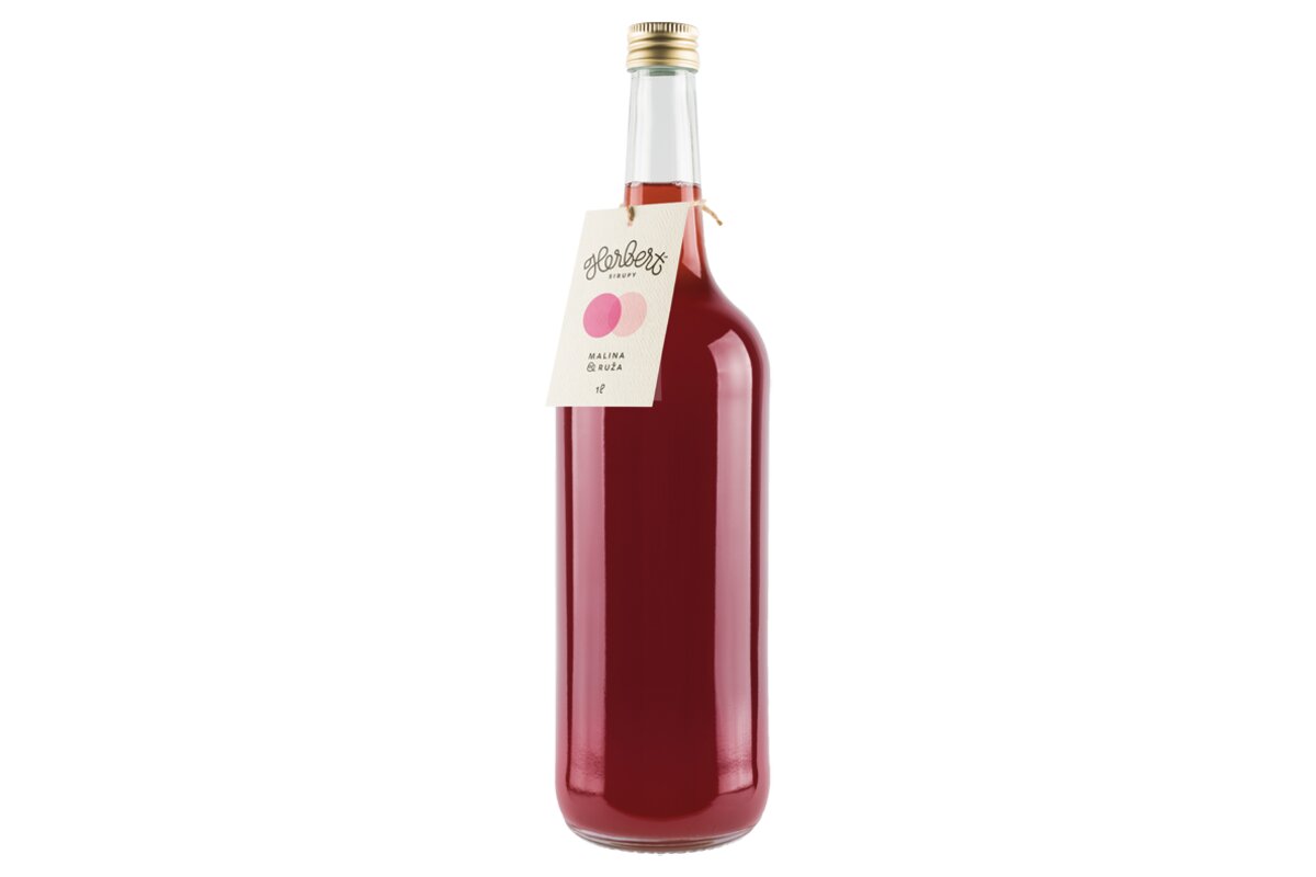 Sirup Malina & Ruža 1 l Herbert